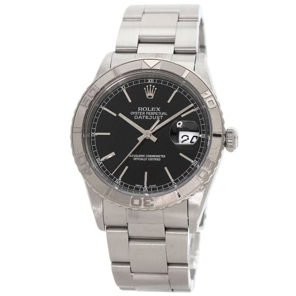 ROLEX Other - Rolex 16264 Thunderbird Black Watch Stainless Steel/SS Men's ROLEX